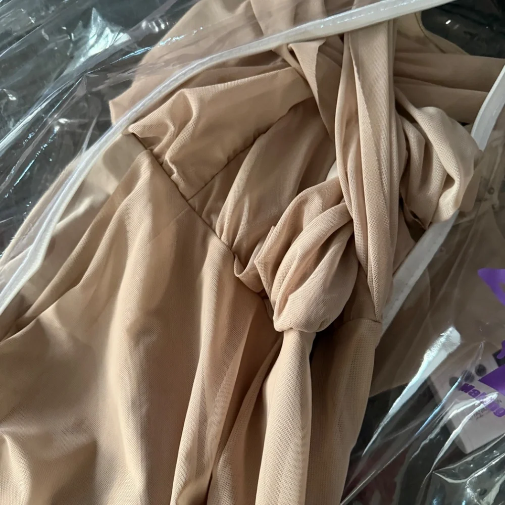 Weissman Asymmetric Draped Leotard